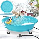 ODSNANIE Heated Bird Bath for Outdoors Winter, 100W...