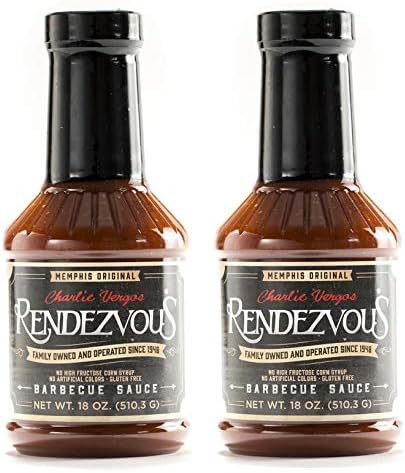 Charlie Vergos Rendezvous (Memphis) Famous Barbecue Sauce 1LB 2oz (510g) 2 Units