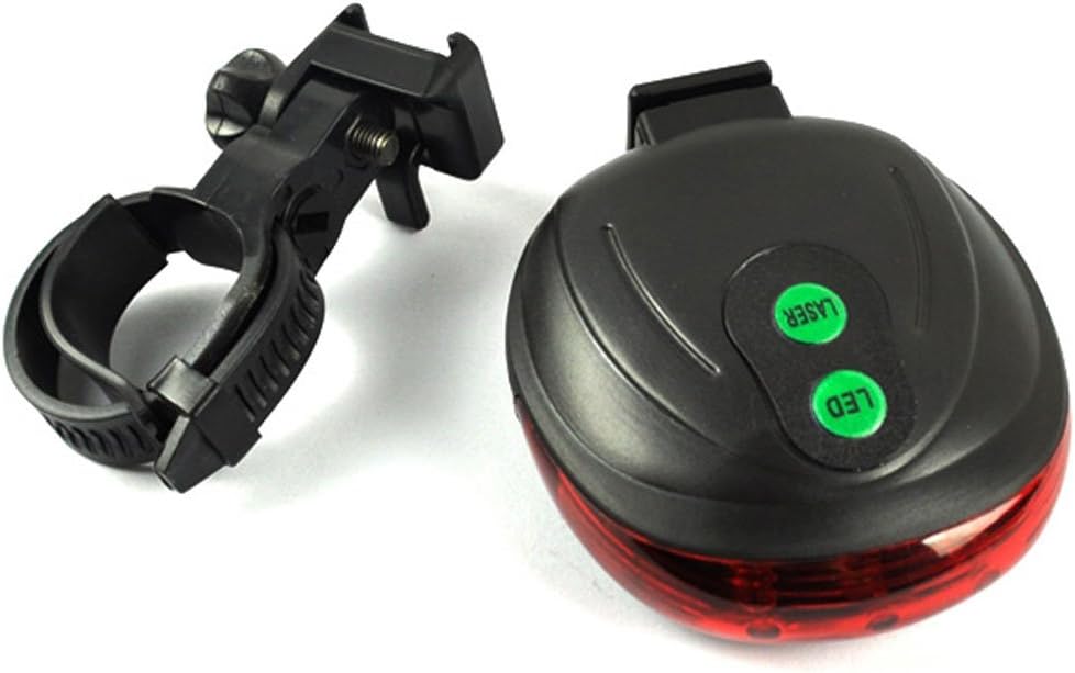 Bicycle Laser /Led Light for Road Safety Powered By 2 Aaa Batteries (Not Included)