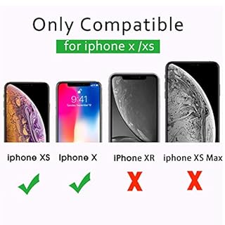 Telaso for iPhone X Case, iPhone Xs Phone Case Compatible with Magsafe Wireless Charging Translucent Matte Back Slim Shockproof Anti-Scratch Anti-Yellow Protective Magnetic for iPhone X/XS Case, Black