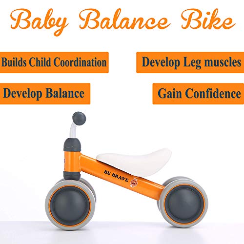 BEKILOLE Balance Bike Toys for 1 Year Old boy&girls - Train Your Baby from Standing to Running | Ideal First Bike and 1st Birthday Gifts - Thumbnail 3