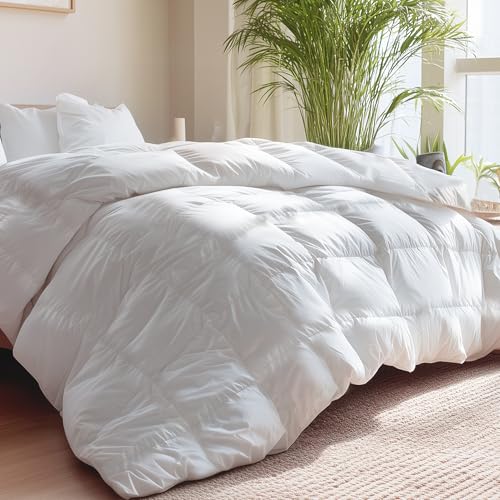 SANSWAN Goose Down Feather Fiber Comforter Queen Size Duvet Insert - image 9