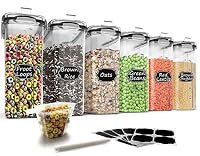 Wildone – Wildone Müsli-Behälter-Set aus Kunststoff, 6 große (16,9 Tas