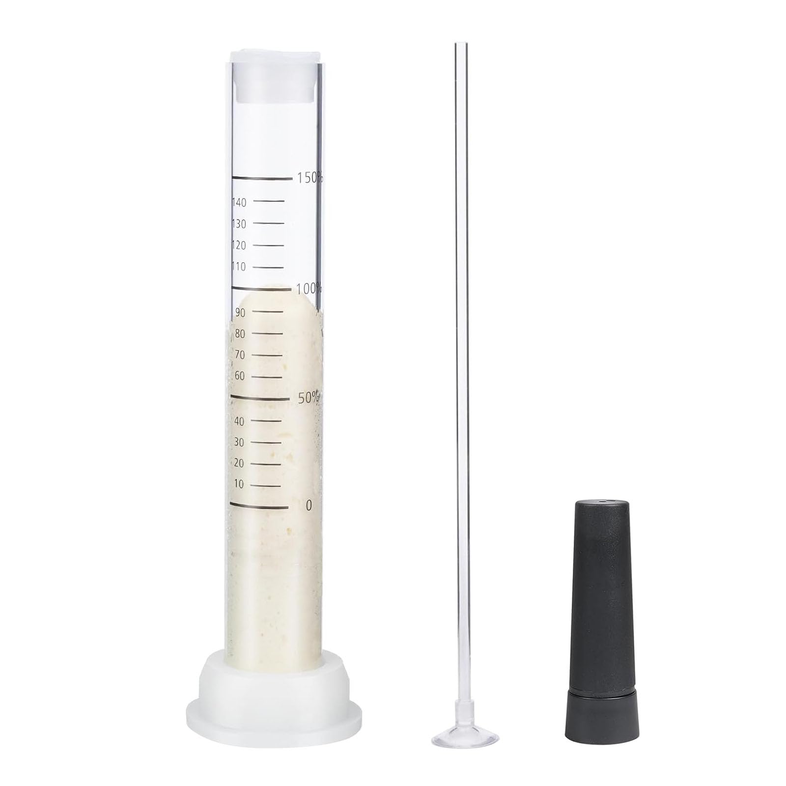 MALSSE Dough Proofing Solution with Visible Scale and Fast Wash Accessories for Simple Baking Sourdough Starter Set