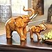 Zingz & Thingz Savannah Jungle Collection Decorative Animal Figurine, Lucky Elephant, 6.375x2.625x5.125