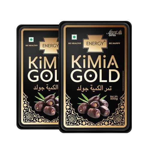 Image of Wholesome First Energy + Kimia Gold | Fresh Kimia Dates - 500 Gm (Pack Of 2)