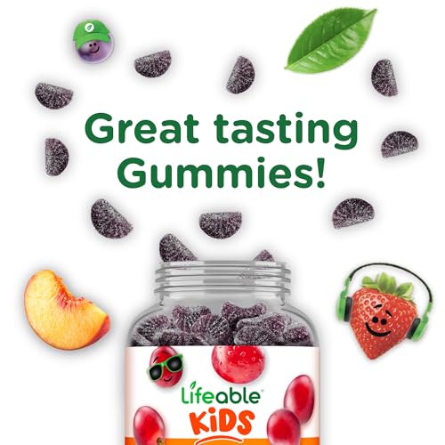 Image of Iron Supplements for Kids | 10mg | with Vitamin C | Great Tasting Iron Gummies for Kids | Vegan Non GMO Kids Iron | for Immune Health and Iron Deficiency | 90 Gummies | Lifeable
