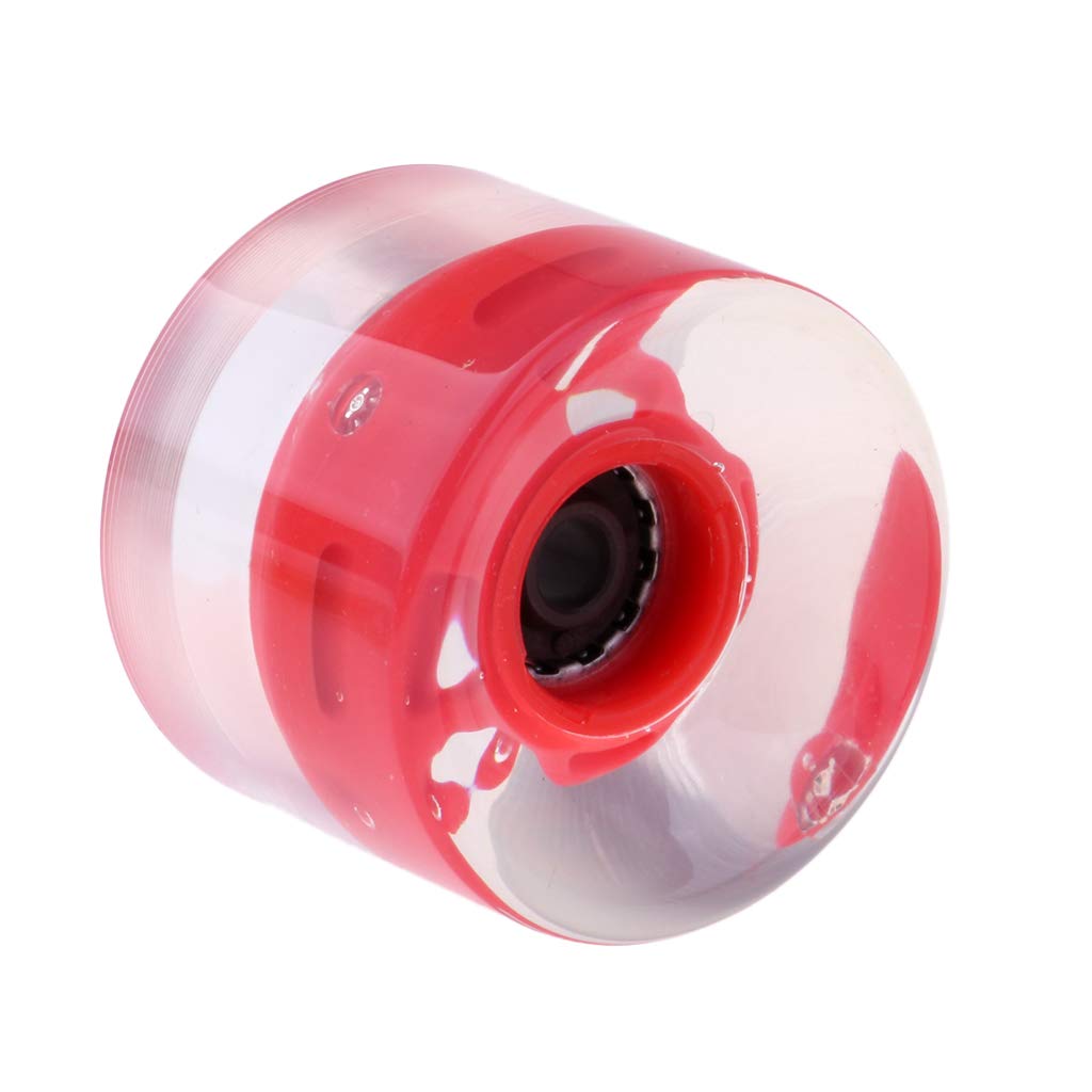 Skateboard-Räder, 60 mm, leuchtet bei Nacht, 78 A, Dunkelblau, 4 Stück