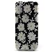 Iphone 5c Case, JAHOLAN White Daisy Chrysanthemum Clear Bumper TPU Soft Case Rubber Silicone Skin Cover for iphone 5c