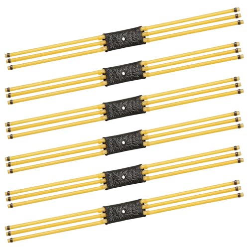 JUHONNZ Bandas para Tirachinas,6 PCS 6 Tiras Bandas de Goma para Tirachinas Elásticos Gomas para Tirachinas Reemplazo de Tirachinas para Caza