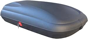 Cofanetto Tetto Auto In Polipropilene - Design Carbonio, Nero E Resistente - Foto 10