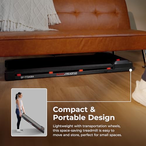 Sunny Health & Fitness Treadpad 100 – No-Assembly WiFi Walking Pad — view 8