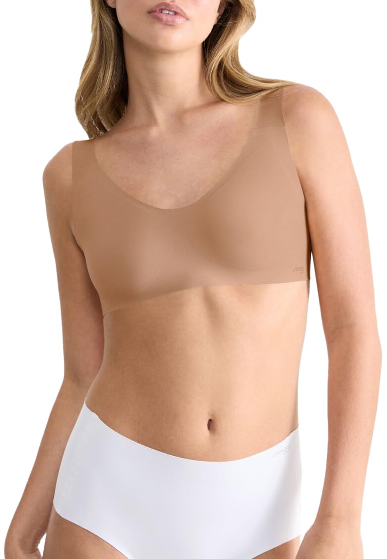 Sloggi Pack Of 2 Zero Feel 2.0 Bralettes Women's Black + Skintone Xxl