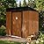 Zynfylus 6x4 FT Outdoor Storage Shed Garden Shed Tool Shed with Lockable Door and Sloping Roof, Durable Metal Storage Shed for Backyard, Outside, Patio, Coffee