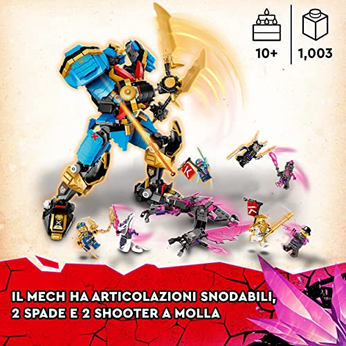 Ninjago MECH Samurai X di Nya, Set Serie TV Crystallized con Action Figure e 9 Minifigure, Idea Regalo, Giochi per Bambini 71775 - Lego - Immagine 5