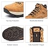 CC-Los Men's Waterproof Hiking Boots Work Boots Lightweight & All Day Comfort Walking Wheat Size 9.5-10 #2