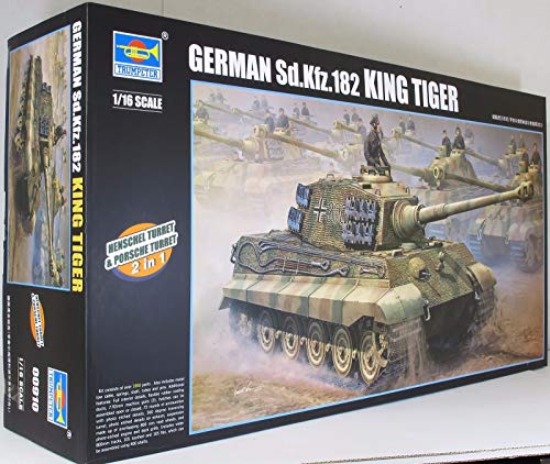 Kit de modélisme 2 en 1 Roi Allemand Trumpeter TRU00910 à détails haute précision