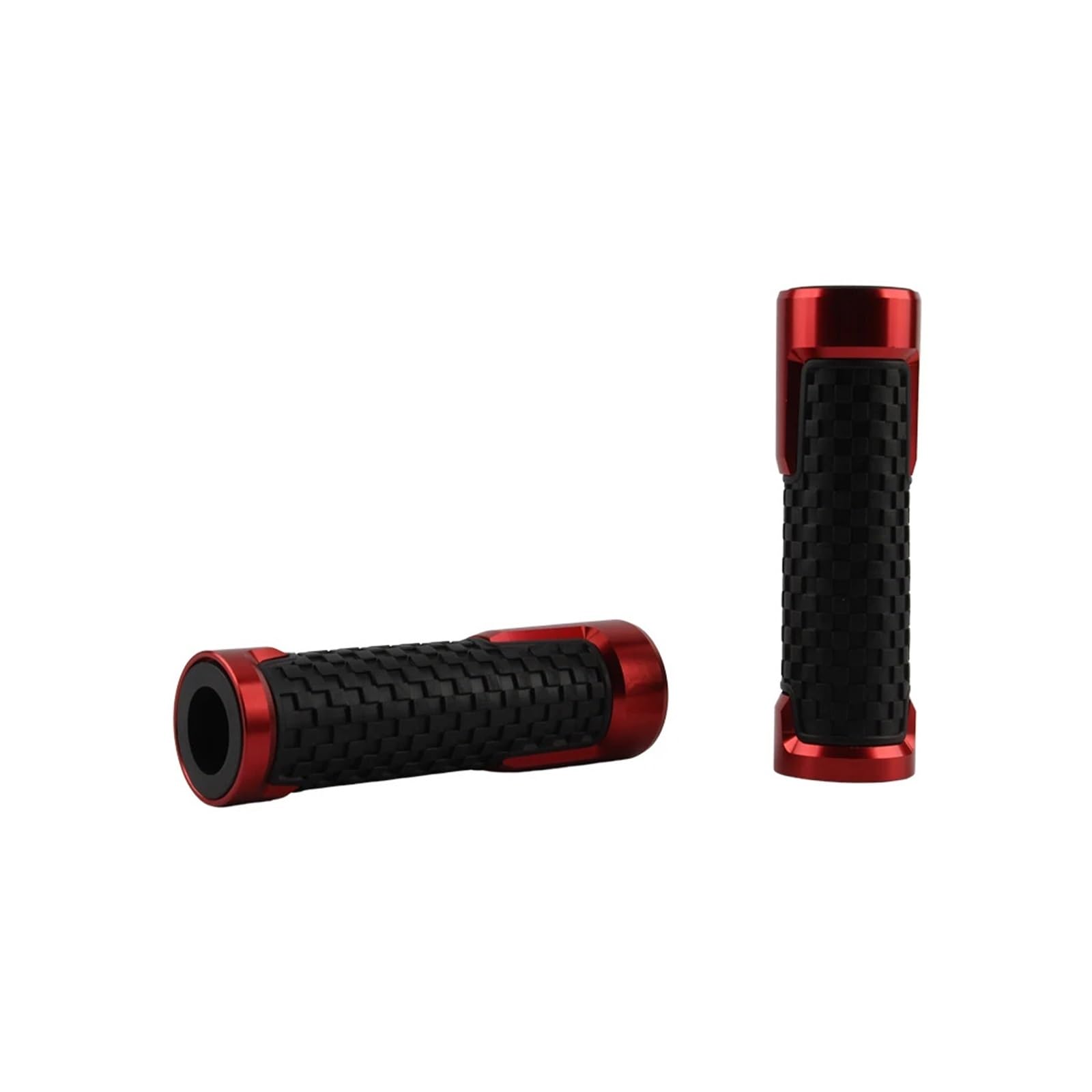 Empuñaduras Manillar Empuñadura Universal para Motocicleta, Empuñaduras De Manillar, Funda De Goma para Manillar De Motocicleta, Cubiertas Antideslizantes para Manillar(Without Rack Black)