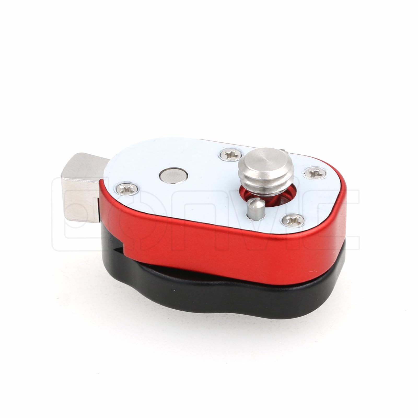 Eonvic 3/8" Screws Mini Quick Release Plate Lock Mount for ARRI RED Camera Monitor Camera Tripod LCD Monitor Magic Arm (Red)