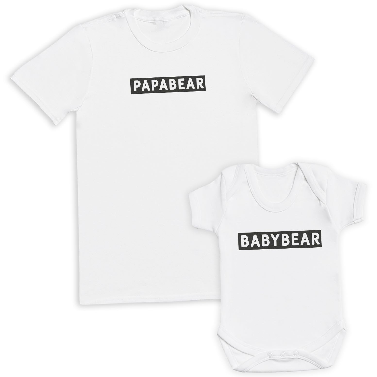Pre-Father's Day Delivery - Baby Bear Baby Gift Set - Set of 2 - Father & Baby Matching Set - Dad & Baby - Gift for Daddy Him Dad