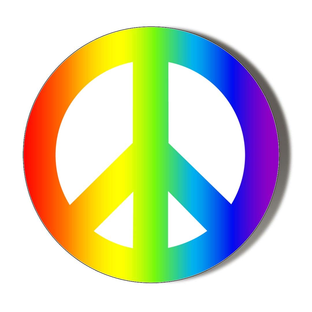 Gift Insanity Multi Cnd Rainbow Symbol 10 X 49Mm Vinyl Stickers Pack Of 10