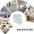 succulentlovers 8Pack Drywall Repair Kit, 6/8/12/12 Inch Dry Wall Patch Kits for Large Holes with Scraper & Sandpapers,Heavy Duty Self-Adhesive Mesh Drywall Hole Sheetrock Repair Kit for Wall Ceiling