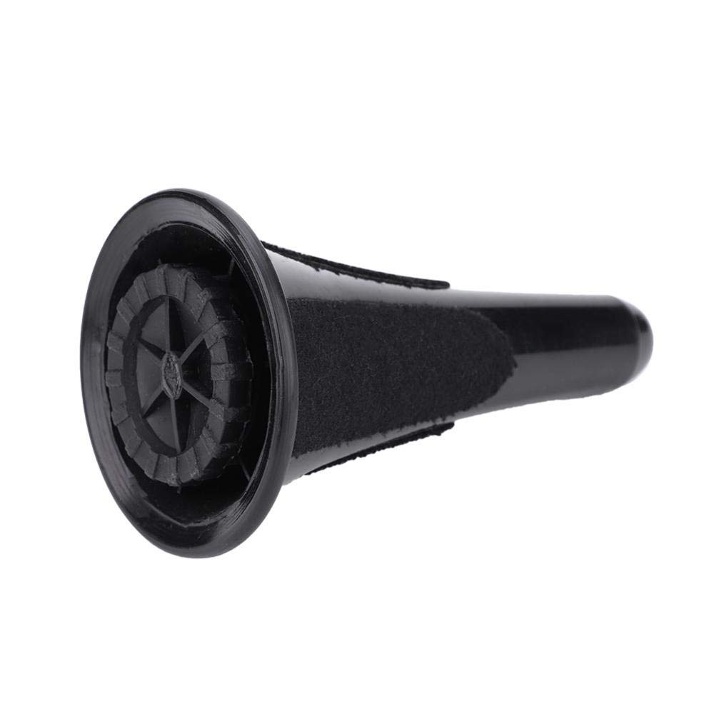 Bb Jagdhorn, Messing Jagdhorn Mini leichte tragbare Horn Messing Instrument Set mit Aufbewahrungstasche sauberes Tuch und Halterung
