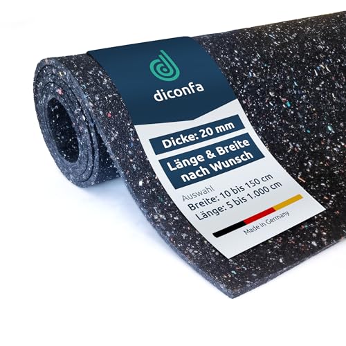 diconfa Bautenschutzmatte Gummimatte 20mm stark - WUNSCHMAß EINGEBEN - BREITE bis 1,5m LÄNGE bis 10m - Antirutschmatte Gummigranulat Gummiregenerat (30 bis 40cm BREIT, 80 bis 100cm LANG) diconfa Bautenschutzmatte Gummimatte 20mm stark - WUNSCHMAß EINGEBEN - BREITE bis 1,5m LÄNGE bis 10m - Antirutschmatte Gummigranulat Gummiregenerat (30 bis 40cm BREIT, 80 bis 100cm LANG)