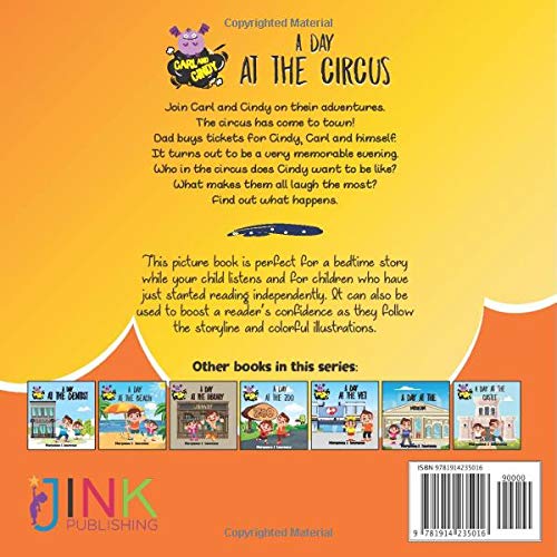A Day At The Circus: A children's bedtime story book. US Edition (Carl and Cindy Series) - Image 2