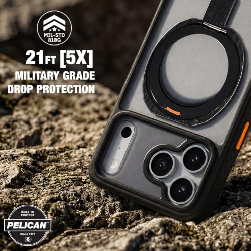 Image of Pelican Vault iPhone 18 Pro Max /17 Pro Max Case - MagSafe Phone Case -Smoke