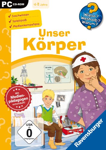Preisvergleich Produktbild Wieso Weshalb Warum CD-ROM "Unser Körper" für PC: Computerspiel