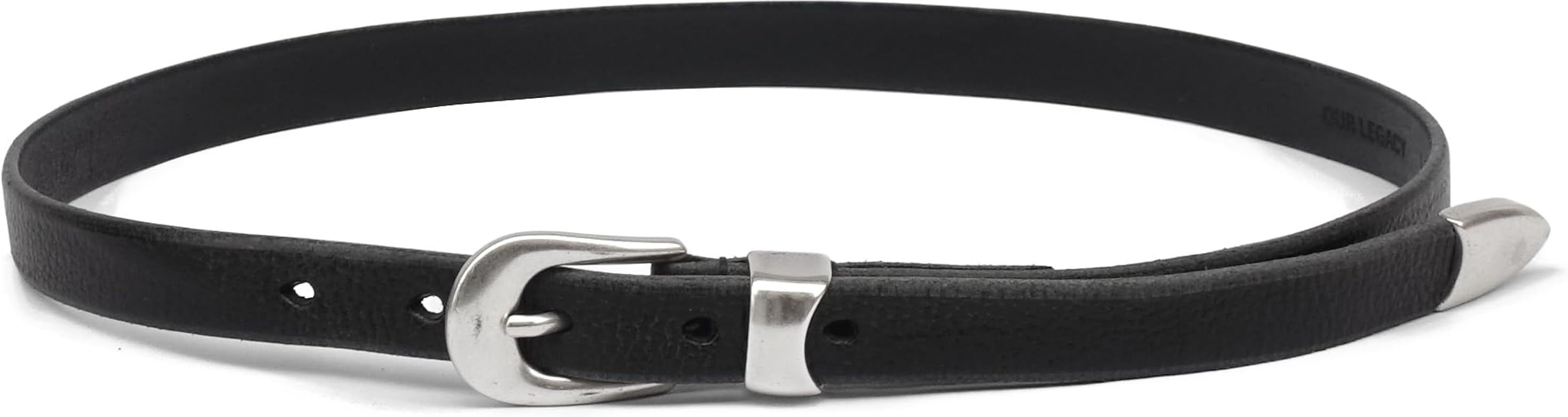 Amazon.co.jp: OUR LEGACY アワーレガシー BELT 2CM 本革ベルト BLACK 