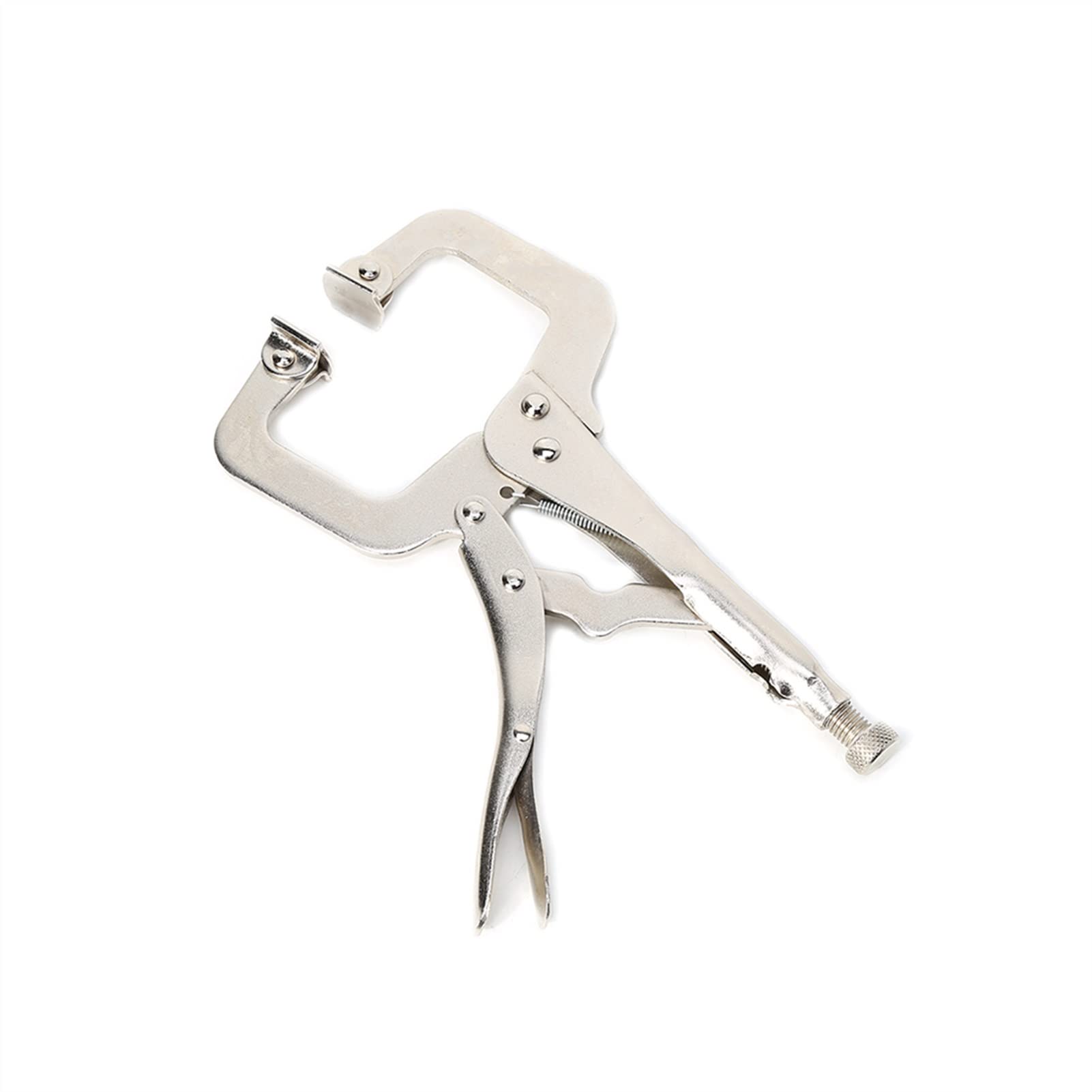 Supporto per saldatura 6 "C Morsetto Morsa Grip Saldatura Bloccaggio Pinze Rapide Rotondo Legno Locator Clip Supporto per elettrodi