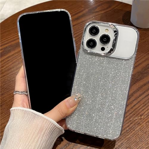 Coque de téléphone Transparente Rose à Paillettes pour iPhone 12 Pro Max - 5
