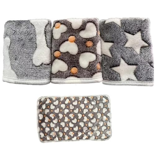 LATRAT 3 Pack Hundedecke Katzendecken Waschbar und Flauschig, Kuscheldecke Hund Flauschig Katzendecke, Sofaschoner für Hunde, Hundedecke Sofa (3 Muster)