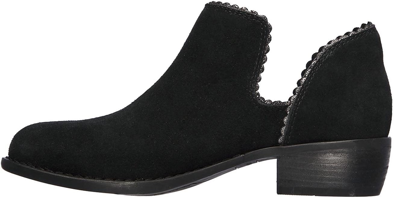Skechers womens Ankle Bootie,Black,7.5 Ankle & Bootie
