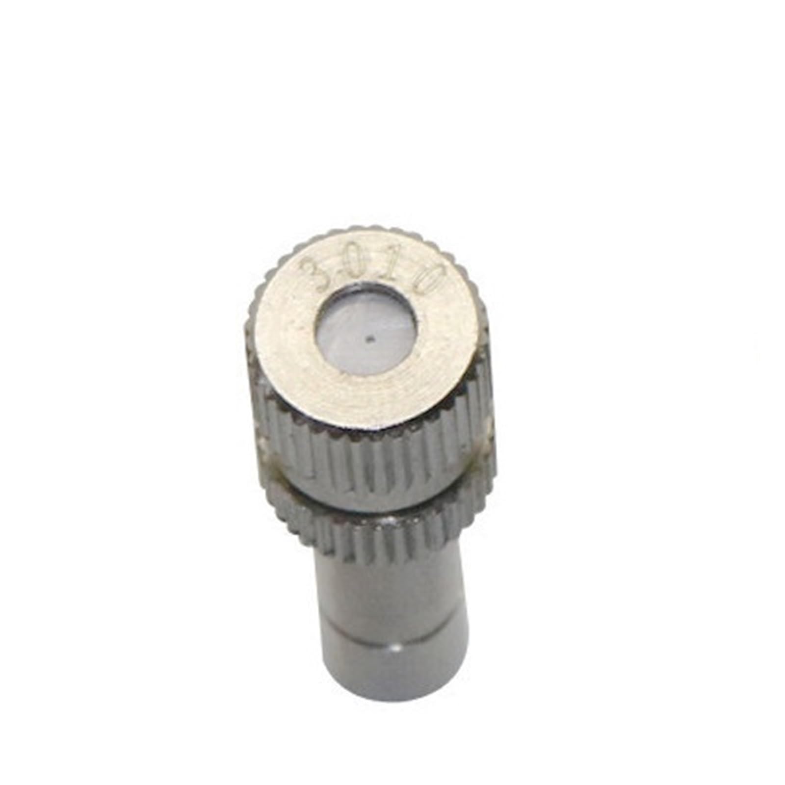 SOHNVWTGD 1pcs Garden Irrigation Low Pressure 8mm Pushin Misting Nozzles Antidrip Atomizing Sprayers Cooling Humidification(0.3mm)