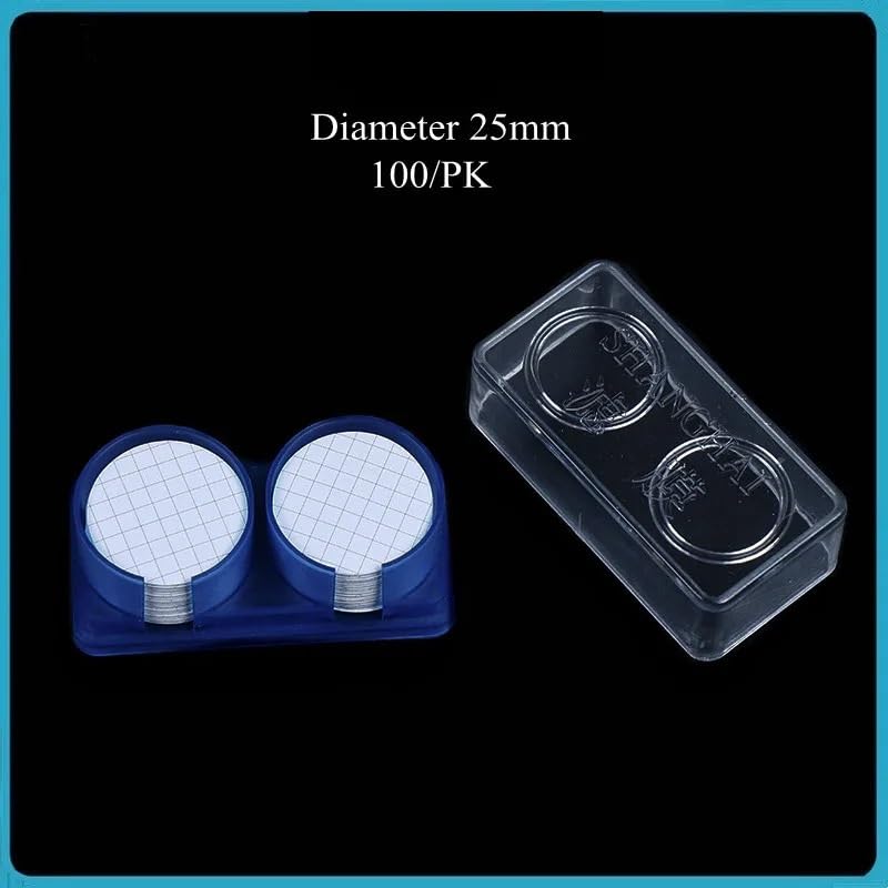 Laboratory Grid Membrane Filter, MCE Diameter 25mm 47mm 50mm 60mm Mixed Cellulose Ester Membrane Grid microfiltration Membrane 200PK/100PK/50PK(47mm 0.45um 50 Pcs)