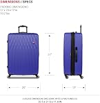 SwissGear Unisex 8018 Hardside Expandable Luggage with Spinner Wheels Luggage- Suitcase