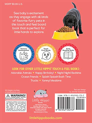 Puppies & Kitties - Touch And Feel Board Book - Sensory Board Book #TOP1