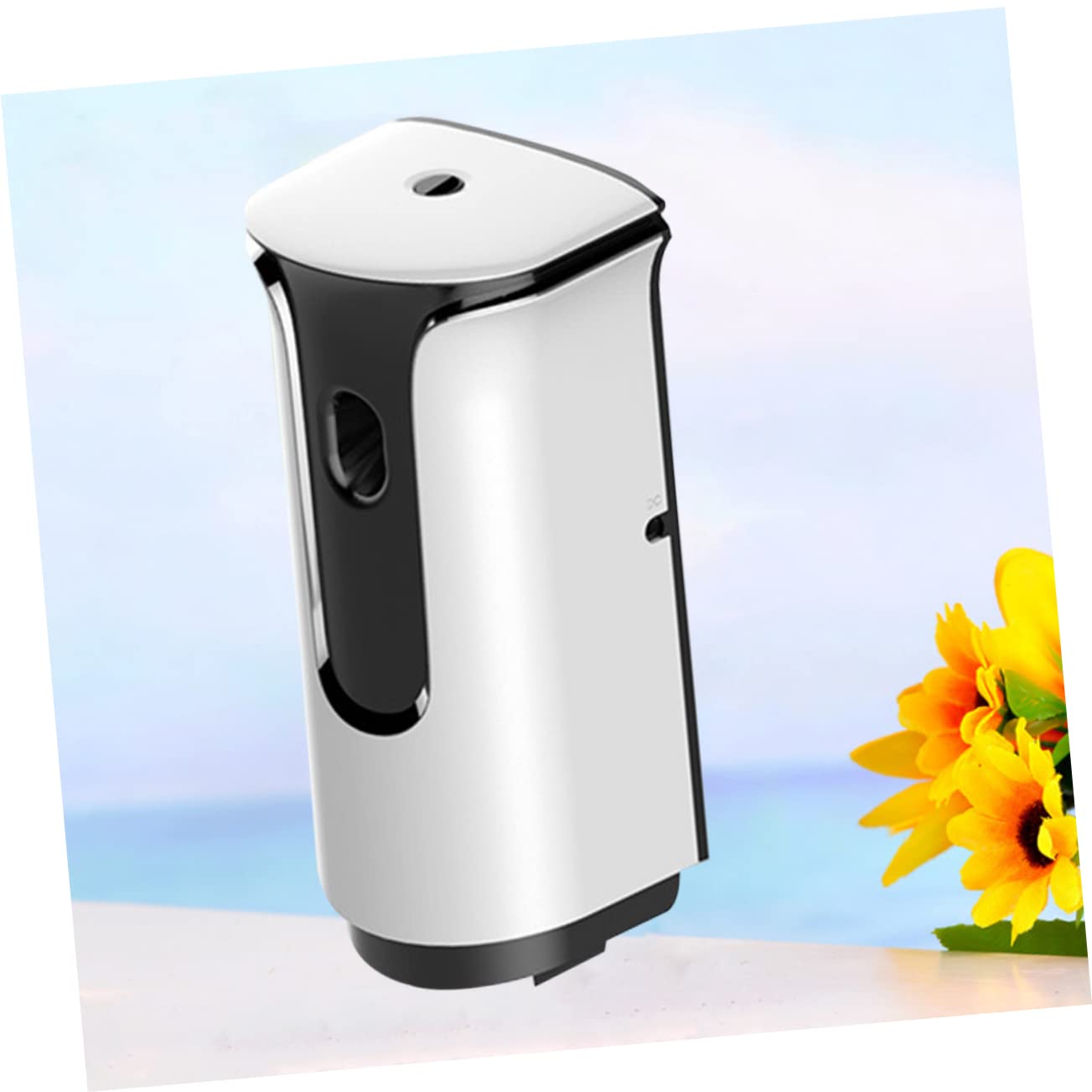 Baluue Dispenser Aerosol Automatico per Profumo Ambiente Sensore Luce | Abs, Montaggio a Parete, Casa e Hotel, Capacità Aumentata, Nero e Bianco