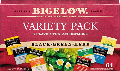 Bigelow Tea Fine Tea And Herb Tea Gift - 2 Pack (128 Tea Bags) 3.85 oz