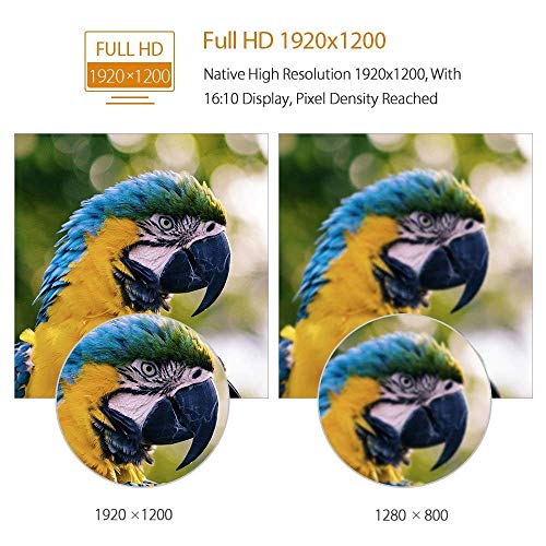 Image of Eyoyo 10 inch HDMI 1920x1200 IPS LCD Screen Monitor Display with BNC VGA AV Output with Built-in Loudspeakers for CCTV /DVD /PC /Laptop /DVR /CCD /Camera
