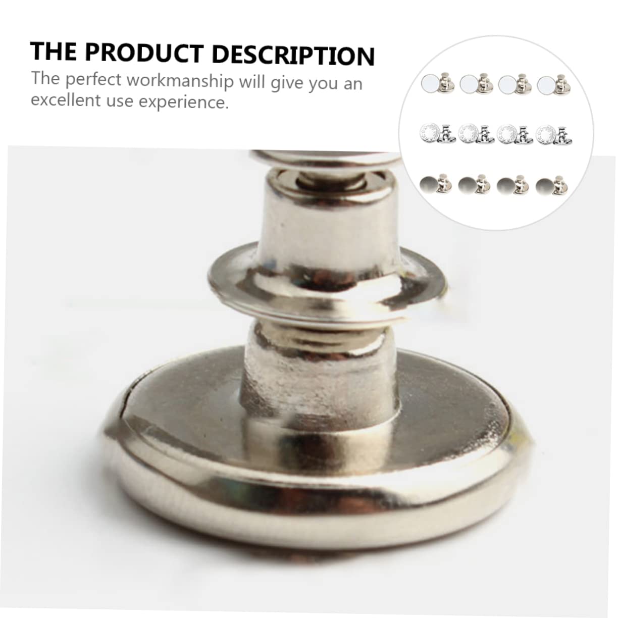 Gadpiparty 3 Series Botones Ajustables Para Jeans Accesorios De Botones Deslizantes Sin Clavos Perfectos Para Ajustar Cintura Ocasiones Formales Y Informales 30 Piezas*3