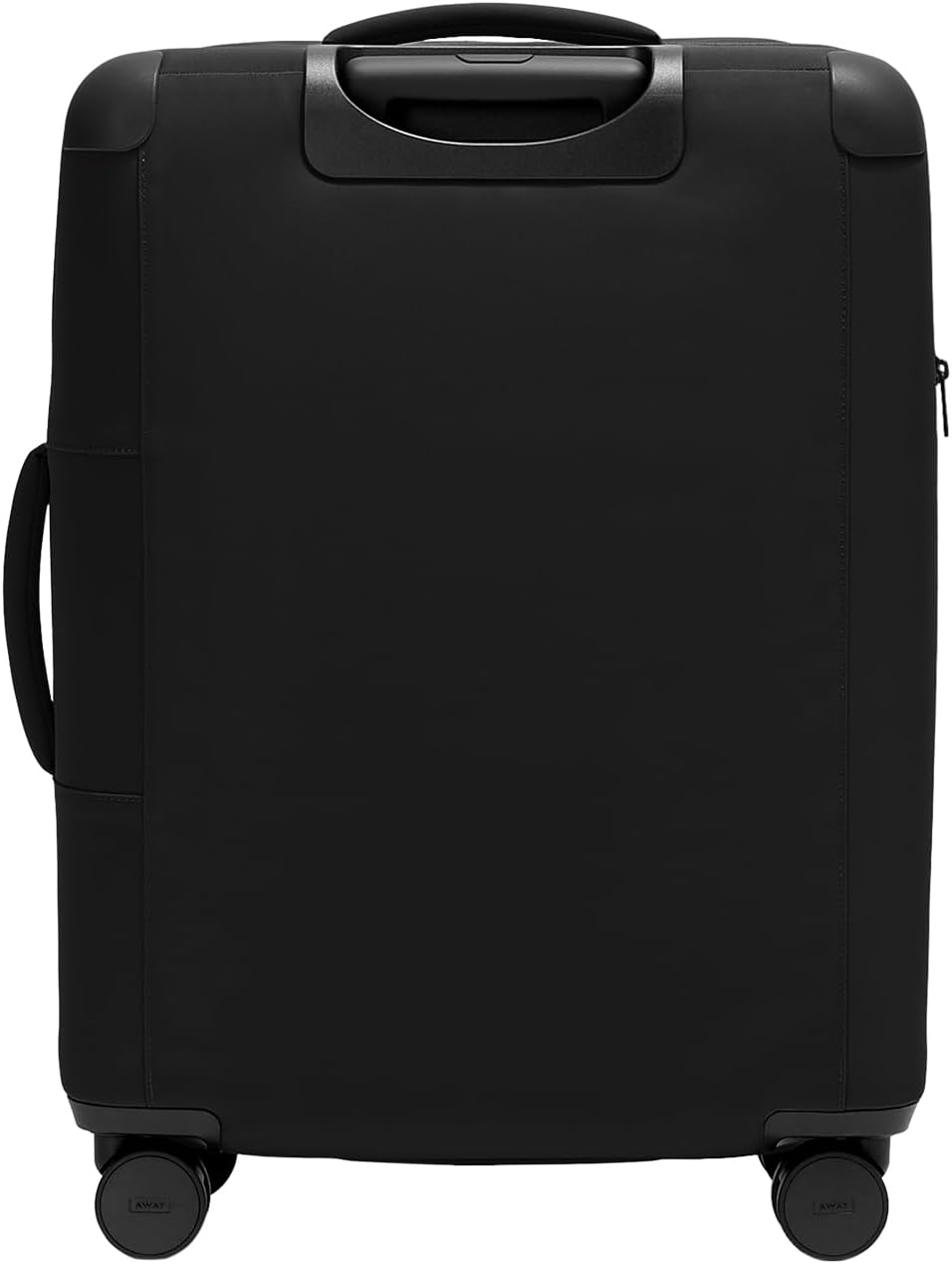 Away Softside Medium Checked Suitcase, 26 Inch Expandable Luggage For Men & Women, Durable Nylon Exterior, TSA Approved Lock, Ideal For Trips 1-2 Weeks, Jet Black