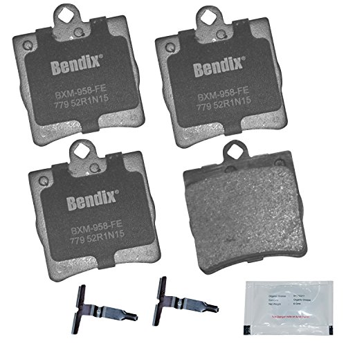 Image of Bendix Priority1 CFM779 Semi-Metallic Rear Brake Pads for Select Models Chrysler Crossfire, Mercedes-Benz C230, C240, C280, CL200, SLK200, SLK230, SLK280, SLK300, SLK320