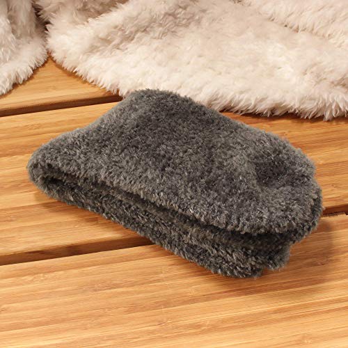Image of BambooMN Women's Super Soft and Cozy Feather Light Fuzzy Socks - Multiple Color Options - Two Sizes - Value Packs