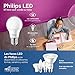 Philips 60 Watt Equivalent Red A19 Medium Base LED 8 Watt Equivalent Light Bulb