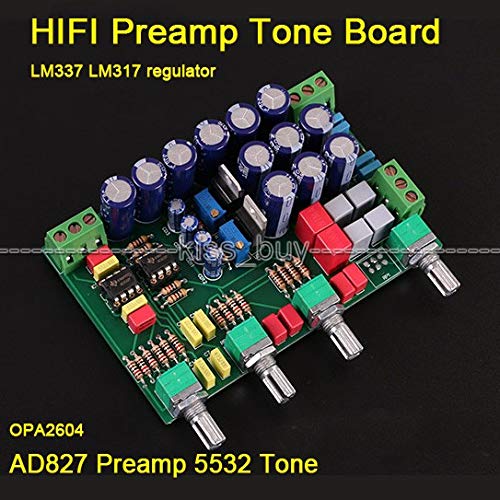 Westsell HiFi Preamp Tone Board OPA2604 AD827 5532 LM337 LM317
