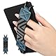 MoKo Handschlaufe für 6-8 Kindle eReaders Fire Tablet - Kindle/Kobo/Voyaga/Lenovo/Sony E-Book Tablet, Elastisches Halteband Leicht und Tragbar Tablet Fingerhalterung Griff Halter, Blau